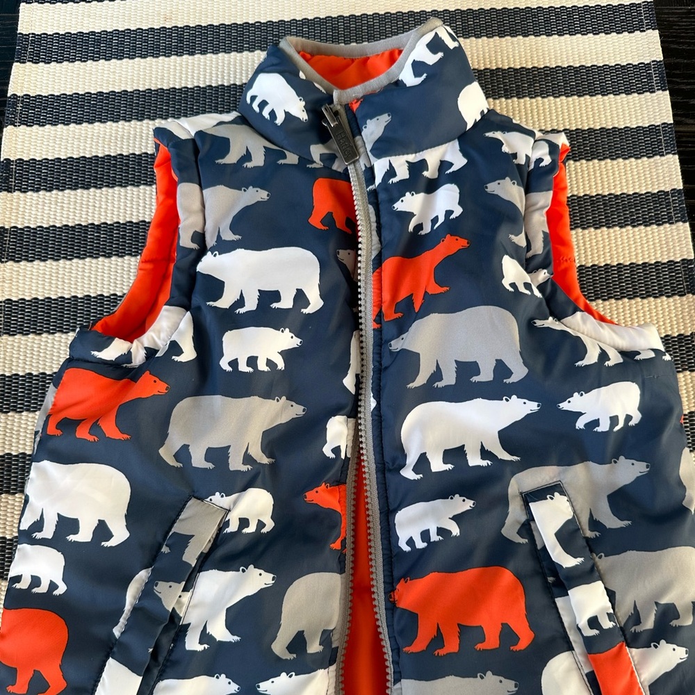 Hatley Reversible Vest, Youth Size 3